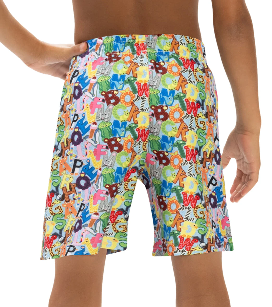 Doflin Boys' Printed Elastic Waist Swim Trunks (Toddler, Little Kid) 4 Doflin Boys' Printed Elastic Waist Swim Trunks (Toddler, Little Kid) - Image 2