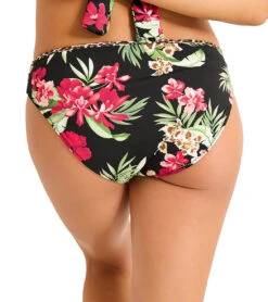 Tommy Bahama Women's Lily Cat Reversible Hipster Bikini Bottom 11 Tommy Bahama Women's Lily Cat Reversible Hipster Bikini Bottom -Swimwear Outlet 8667176337576 blackrev 3a