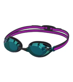 Speedo Jr. Vanquisher 3.0 Mirrored Goggle -Swimwear Outlet 8667190132904 blackcobaltemerald