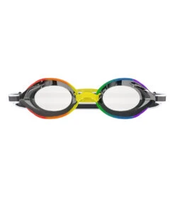 Speedo Jr. Vanquisher 3.0 Mirrored Goggle -Swimwear Outlet 8667190132904 rainbowsmokesilvermirror 2a