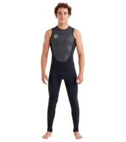 Body Glove Men's 2 Mm Heritage Back Zip Springsuit Wetsuit -Swimwear Outlet 8669482090664 black
