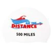 USMS Go The Distance 500 Silicone Cap 1 USMS Go The Distance 500 Silicone Cap -Swimwear Outlet 8669876027560 white 1a