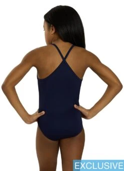 TYR Girls' Solid Durafast Elite Addy Diamondfit One Piece Swimsuit (Little Kid, Big Kid) 19 TYR Girls' Solid Durafast Elite Addy Diamondfit One Piece Swimsuit (Little Kid, Big Kid) -Swimwear Outlet 8671242027176 navy 3a