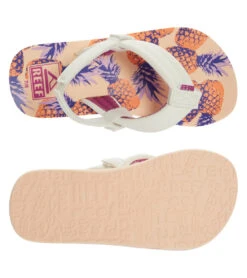 Reef Kids' Ahi Sandal 25 Reef Kids' Ahi Sandal -Swimwear Outlet 8673277608104 coralpineapples 4a