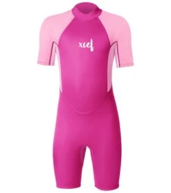Xcel 1mm Short Sleeve Springsuit (Toddler, Little Kid) 19 Xcel 1mm Short Sleeve Springsuit (Toddler, Little Kid) -Swimwear Outlet 8677993676968 poppinkrose