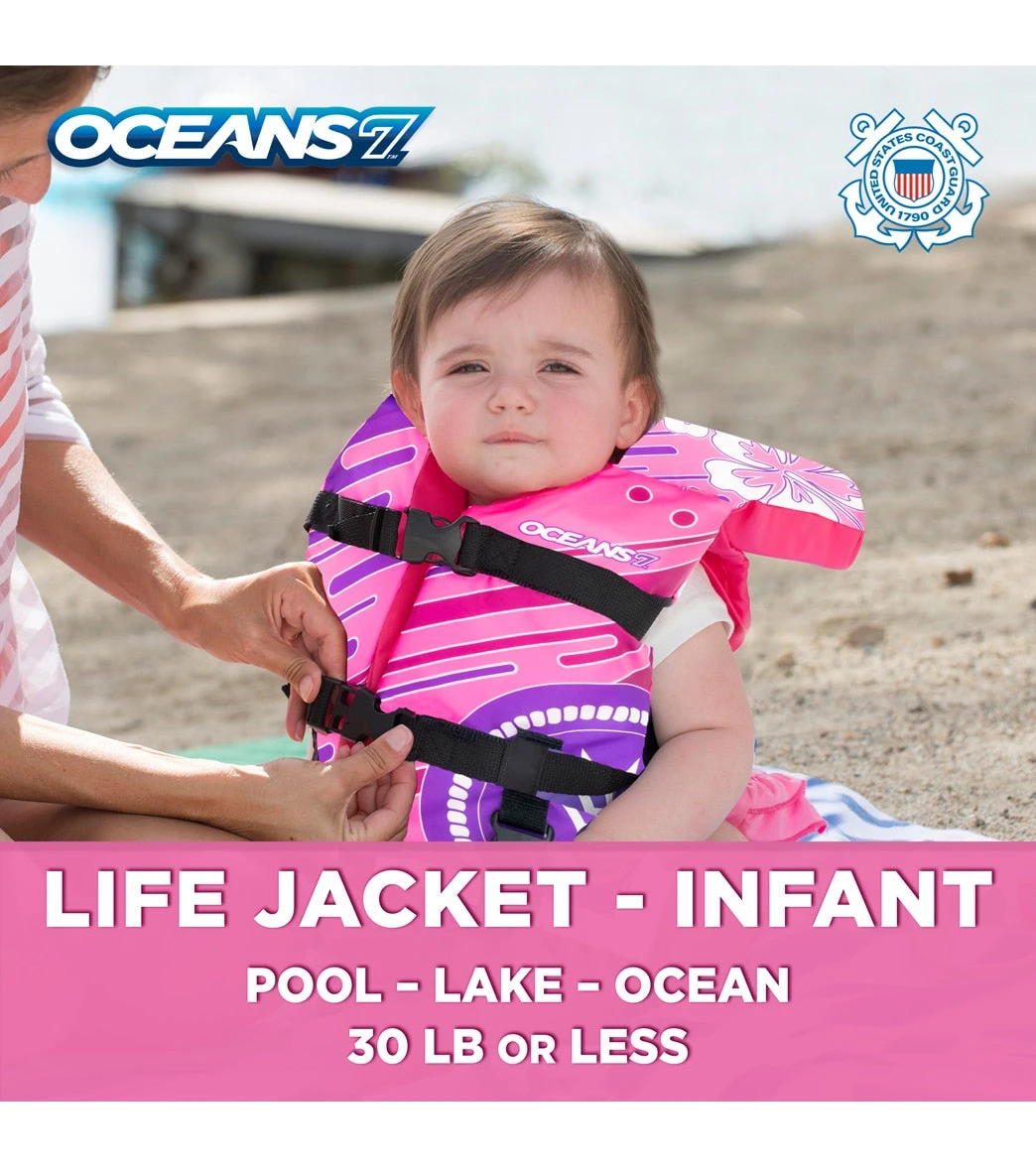 Aqua Leisure Infant Life Jacket USGA Approved (30 Lbs Or Less) 9 Aqua Leisure Infant Life Jacket USGA Approved (30 Lbs Or Less) - Image 7