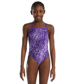 TYR Girls' Atolla Diamondfit One Piece Swimsuit 28 TYR Girls' Atolla Diamondfit One Piece Swimsuit -Swimwear Outlet 8682068902056 purple 1a