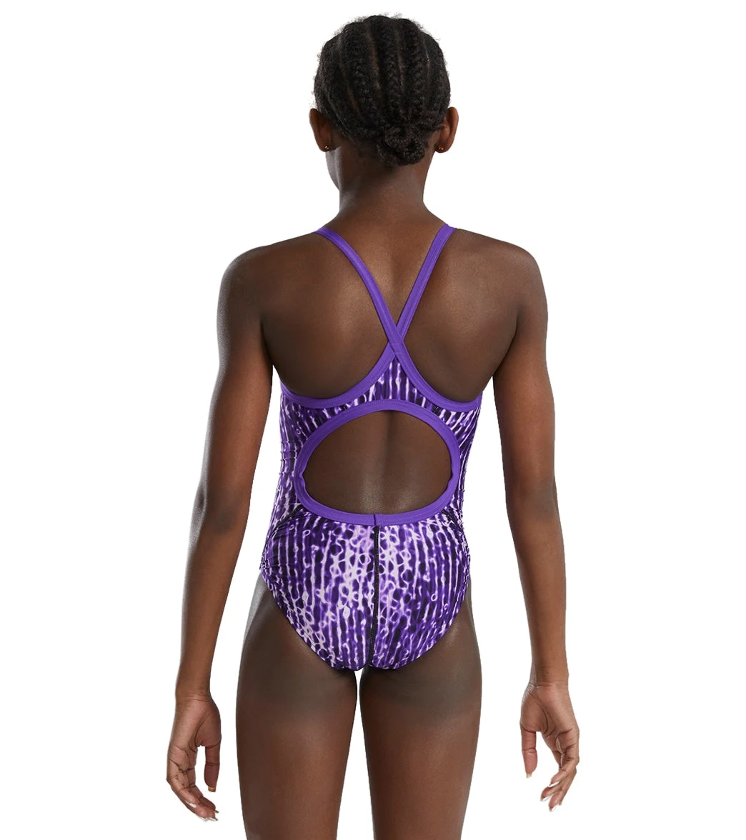 TYR Girls' Atolla Diamondfit One Piece Swimsuit 11 TYR Girls' Atolla Diamondfit One Piece Swimsuit - Image 9