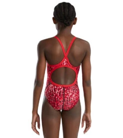 TYR Girls' Atolla Diamondfit One Piece Swimsuit 36 TYR Girls' Atolla Diamondfit One Piece Swimsuit -Swimwear Outlet 8682068902056 red 3a