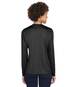 Team 365 Women's Zone Performance Long Sleeve T-Shirt 28 Team 365 Women's Zone Performance Long Sleeve T-Shirt -Swimwear Outlet 8683185832104 black 5a