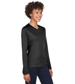 Team 365 Women's Zone Performance Long Sleeve T-Shirt 29 Team 365 Women's Zone Performance Long Sleeve T-Shirt -Swimwear Outlet 8683185832104 black 6a