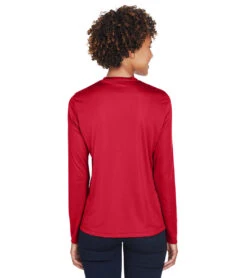 Team 365 Women's Zone Performance Long Sleeve T-Shirt 37 Team 365 Women's Zone Performance Long Sleeve T-Shirt -Swimwear Outlet 8683185832104 sportred 5a