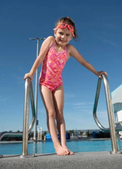 Dolfin Girls' Alphabet Printed One Piece Swimsuit (Toddler, Little Kid) 26 Dolfin Girls' Alphabet Printed One Piece Swimsuit (Toddler, Little Kid) -Swimwear Outlet 8690812190888 asif 7a