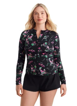 Shape Solver SPORT Women's Flamingo Hotel Sunshirt