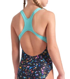 Arena Girls' Confetti Pro Back One Piece Swimsuit (Little Kid, Big Kid) 28 Arena Girls' Confetti Pro Back One Piece Swimsuit (Little Kid, Big Kid) -Swimwear Outlet 8713312698536 blackmultiwater 5a