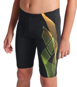 Arena Boys' Sea Water Jammer Swimsuit (Little Kid, Big Kid) 29 Arena Boys' Sea Water Jammer Swimsuit (Little Kid, Big Kid) -Swimwear Outlet 8713316040872 black 4a