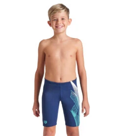 Arena Boys' Sea Water Jammer Swimsuit (Little Kid, Big Kid) 25 Arena Boys' Sea Water Jammer Swimsuit (Little Kid, Big Kid) -Swimwear Outlet 8713316040872 navy