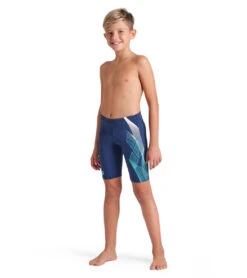 Arena Boys' Sea Water Jammer Swimsuit (Little Kid, Big Kid) 21 Arena Boys' Sea Water Jammer Swimsuit (Little Kid, Big Kid) -Swimwear Outlet 8713316040872 navy 3a