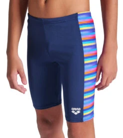 Arena Boys' Racing Stripe Jammer Swimsuit (Little Kid, Big Kid) 20 Arena Boys' Racing Stripe Jammer Swimsuit (Little Kid, Big Kid) -Swimwear Outlet 8713316073640 navynavymulti 4a