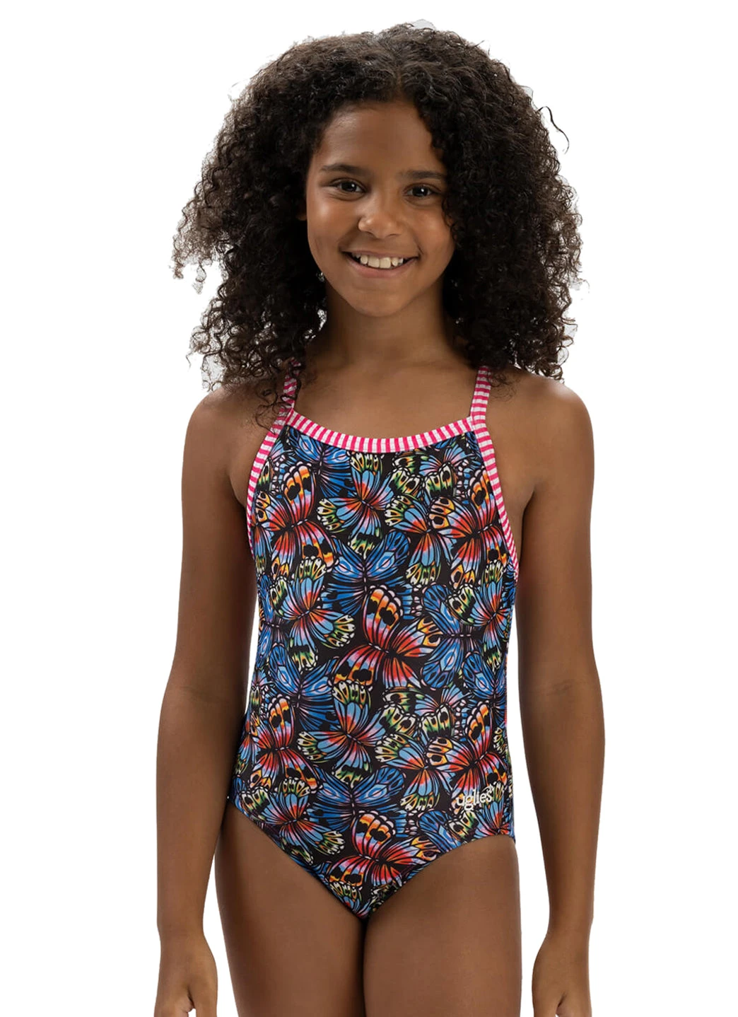 Dolfin Uglies Girls' Flutter By Print One Piece Swimsuit (Big Kid) 10 Dolfin Uglies Girls' Flutter By Print One Piece Swimsuit (Big Kid) - Image 8