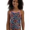 Dolfin Uglies Girls' Flutter By Print One Piece Swimsuit (Big Kid) 1 Dolfin Uglies Girls' Flutter By Print One Piece Swimsuit (Big Kid) -Swimwear Outlet 8713445048488 flutterby