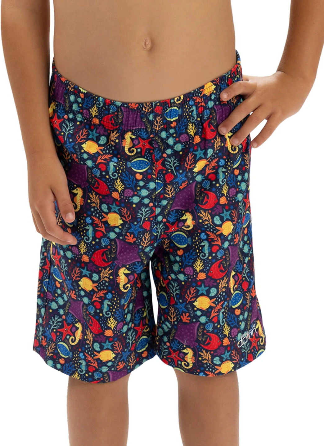Dolfin Boys' Little Fish Print Swim Trunks (Toddler, Little Kid) 11 Dolfin Boys' Little Fish Print Swim Trunks (Toddler, Little Kid) - Image 9