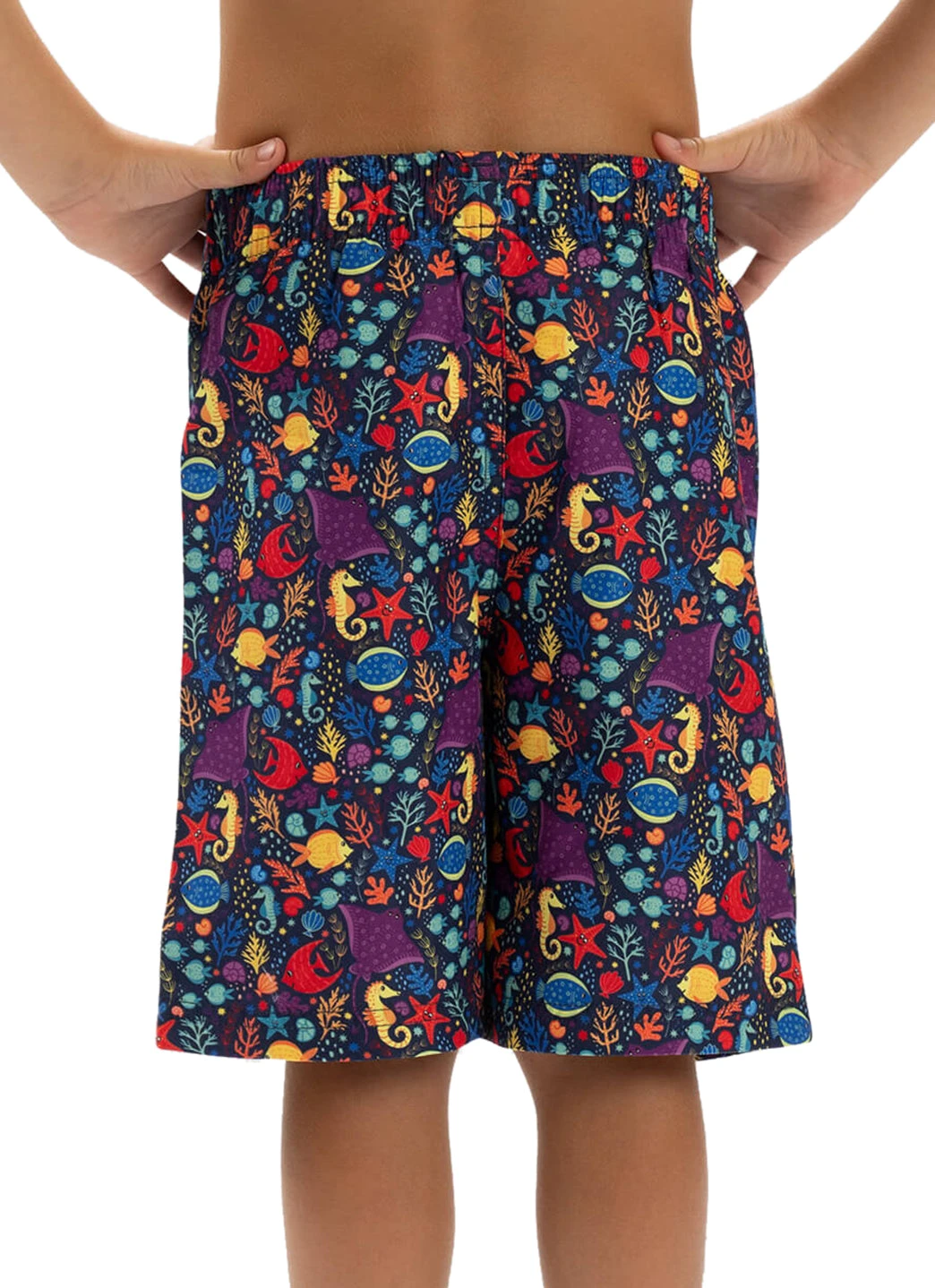 Dolfin Boys' Little Fish Print Swim Trunks (Toddler, Little Kid) 5 Dolfin Boys' Little Fish Print Swim Trunks (Toddler, Little Kid) - Image 3