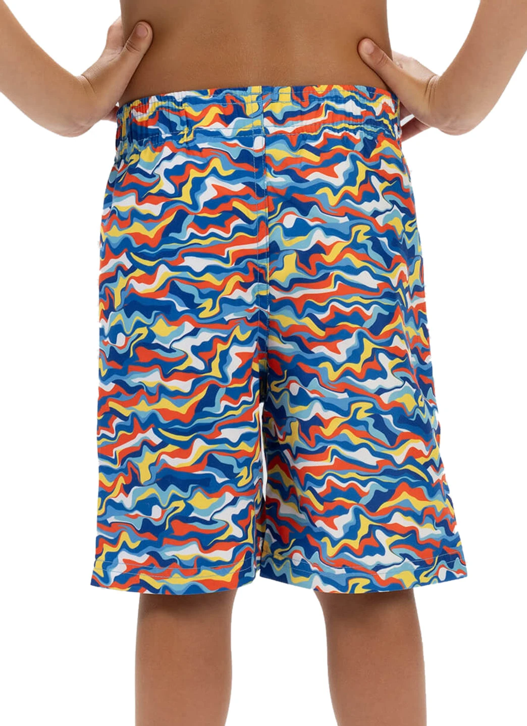 Dolfin Boys' Surfin Print Swim Trunks (Toddler, Little Kid) 5 Dolfin Boys' Surfin Print Swim Trunks (Toddler, Little Kid) - Image 3