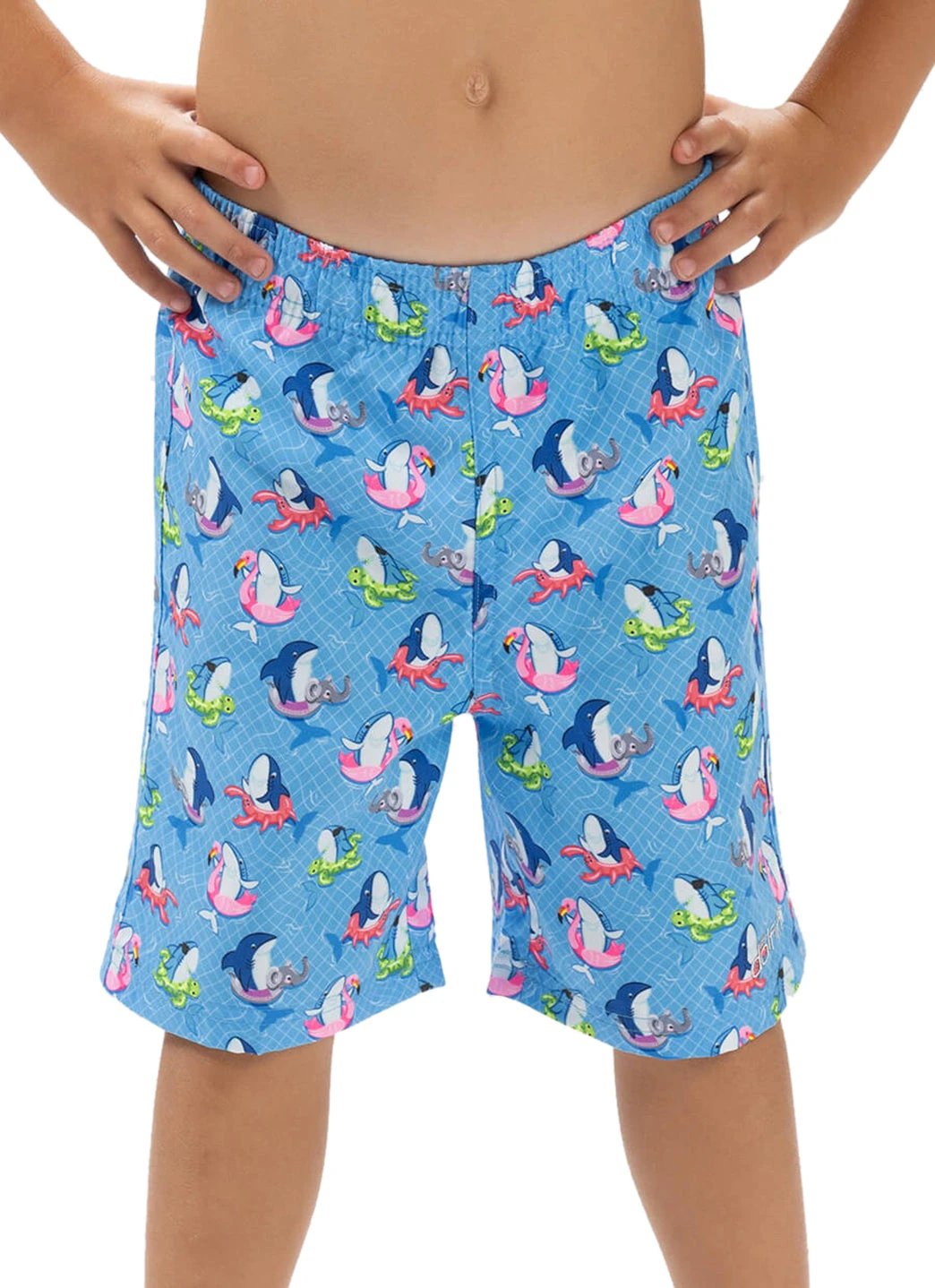 Dolfin Boys' Fin Floats Print Swim Trunks (Toddler, Little Kid) 9 Dolfin Boys' Fin Floats Print Swim Trunks (Toddler, Little Kid) - Image 7