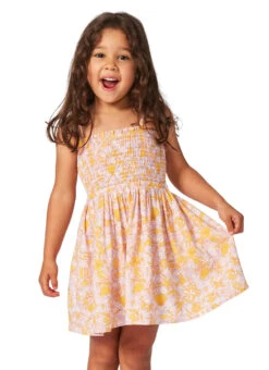 Rip Curl Girls' Rainbow Tide Woven Dress (Toddler, Little Kid) -Swimwear Outlet 8721725128872 multico 2a