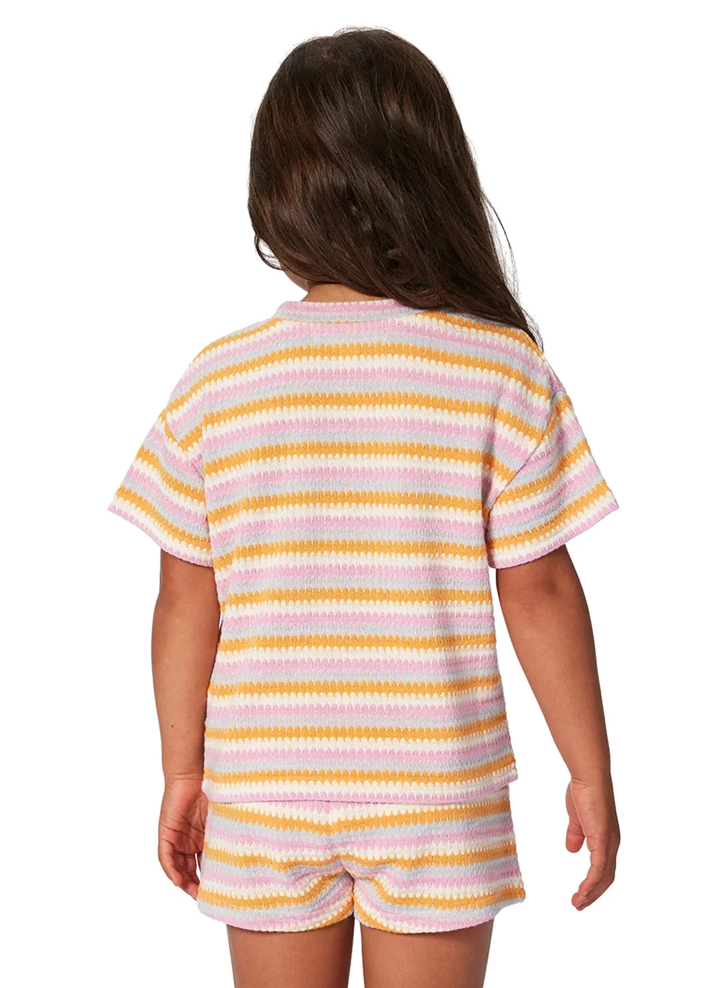 Rip Curl Girls' Rainbow Tropic Knit Tee (Toddler, Little Kid) 6 Rip Curl Girls' Rainbow Tropic Knit Tee (Toddler, Little Kid) - Image 4