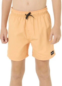 Rip Curl Boys' Offset Volley Shorts (Big Kid) -Swimwear Outlet 8721732796584 mandarinzest