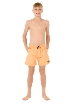 Rip Curl Boys' Offset Volley Shorts (Big Kid) -Swimwear Outlet 8721732796584 mandarinzest 4a