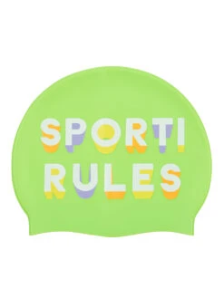 Sporti Rules Silicone Swim Cap