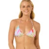 Rip Curl Women's Cala Vadella Triangle Bikini Top -Swimwear Outlet 8737904230568 multico 1a
