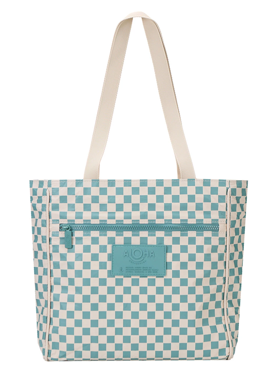 ALOHA Go-To Petite Checker Beach Tote 9 ALOHA Go-To Petite Checker Beach Tote - Image 7