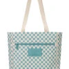 ALOHA Go-To Petite Checker Beach Tote 2 ALOHA Go-To Petite Checker Beach Tote -Swimwear Outlet 8748932563112 tidesandstone