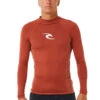 Rip Curl Men's Waves UPF Long Sleeve Rash Guard -Swimwear Outlet 8758804054184 2t