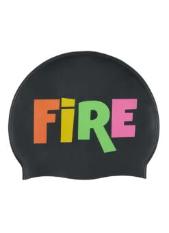 Sporti Fire Silicone Swim Cap 12 Sporti Fire Silicone Swim Cap -Swimwear Outlet 8768241074344 fire 2a