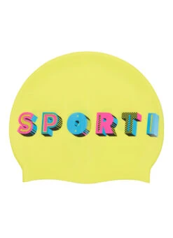 Sporti Glow Up Silicone Swim Cap