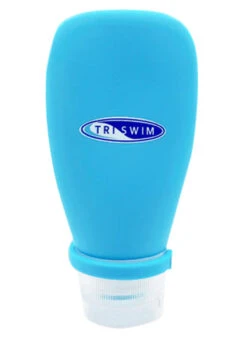 TRISWIM Squishies Refillable Silicone Botltes -Swimwear Outlet 8785600708776 blue 1a
