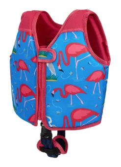 Konfidence Go Swim By Konfidence Fixed Buoyancy Swim Vest (Toddler, Little Kid) 39 Konfidence Go Swim By Konfidence Fixed Buoyancy Swim Vest (Toddler, Little Kid) -Swimwear Outlet 8836425416872 fabflamingoscyanpink 2a