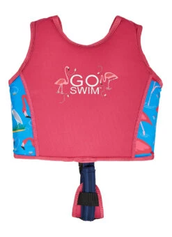 Konfidence Go Swim By Konfidence Fixed Buoyancy Swim Vest (Toddler, Little Kid) 40 Konfidence Go Swim By Konfidence Fixed Buoyancy Swim Vest (Toddler, Little Kid) -Swimwear Outlet 8836425416872 fabflamingoscyanpink 3a