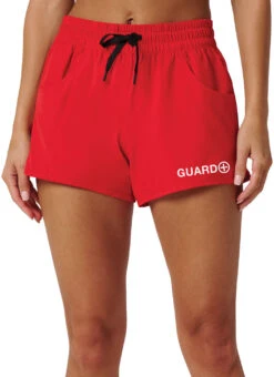 Watermen Women's Guard Aloha Short -Swimwear Outlet 8852112539816 red