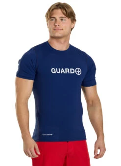 Watermen Men's Guard Short Sleeve Surf Shirt -Swimwear Outlet 8852114669736 navy 2a
