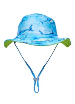 Snapper Rock Kids' Jawsome Waves Reversible Bucket Hat 9 Snapper Rock Kids' Jawsome Waves Reversible Bucket Hat -Swimwear Outlet 8857716654248 blue 1a