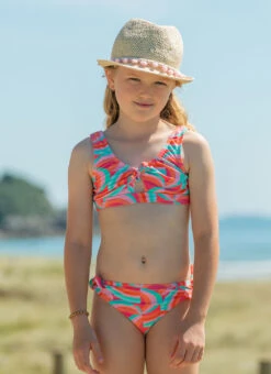 Snapper Rock Kids' Pink Pompom Fedora Hat 11 Snapper Rock Kids' Pink Pompom Fedora Hat -Swimwear Outlet 8857717211304 natural 1a