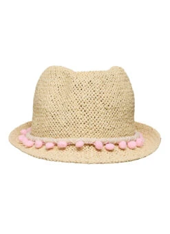 Snapper Rock Kids' Pink Pompom Fedora Hat 13 Snapper Rock Kids' Pink Pompom Fedora Hat -Swimwear Outlet 8857717211304 natural 3a