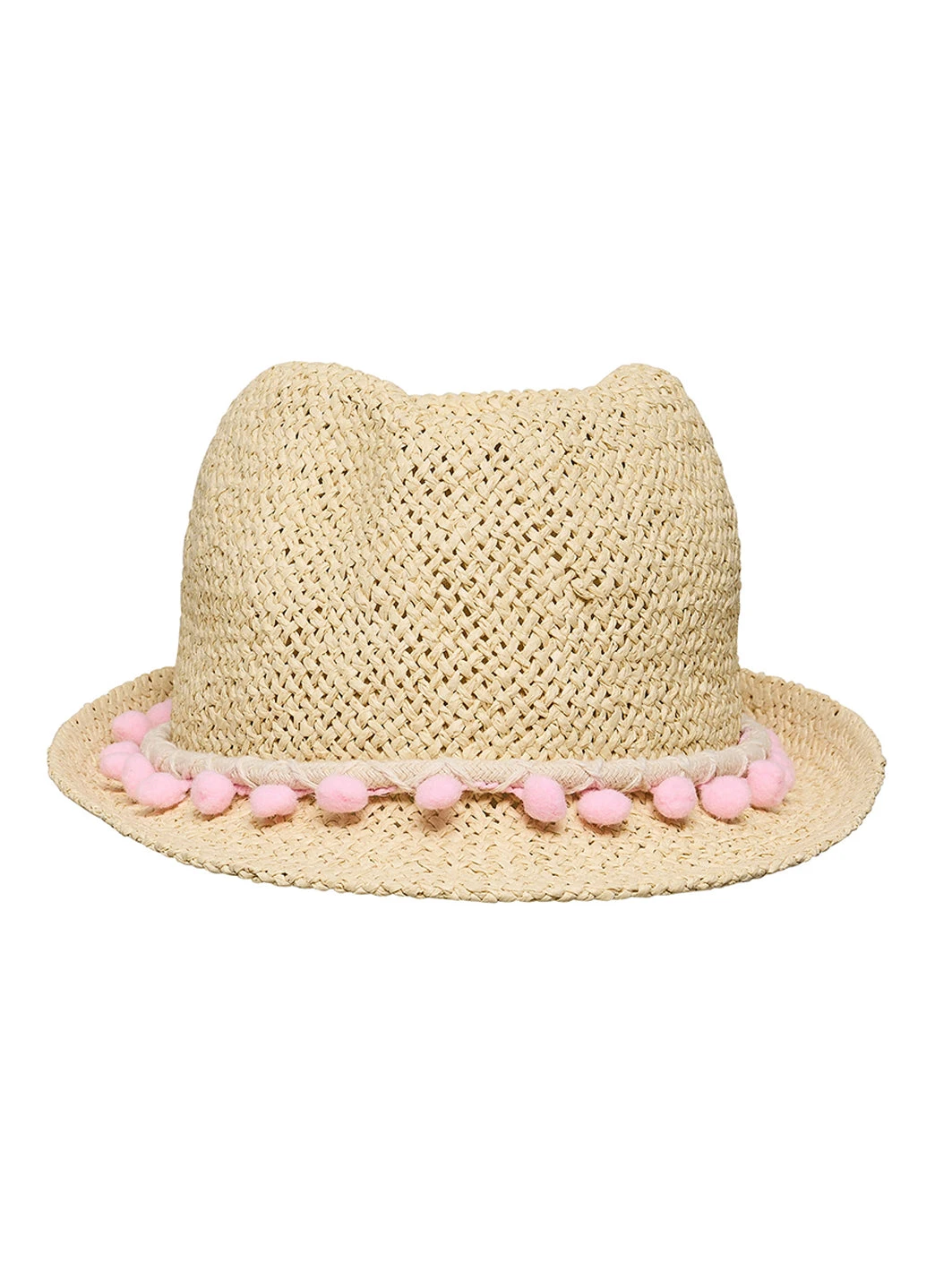 Snapper Rock Kids' Pink Pompom Fedora Hat 7 Snapper Rock Kids' Pink Pompom Fedora Hat - Image 5