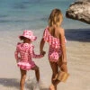 Snapper Rock Kids' Berry Sweet Reversible Bucket Hat 2 Snapper Rock Kids' Berry Sweet Reversible Bucket Hat -Swimwear Outlet 8857717244072 pink